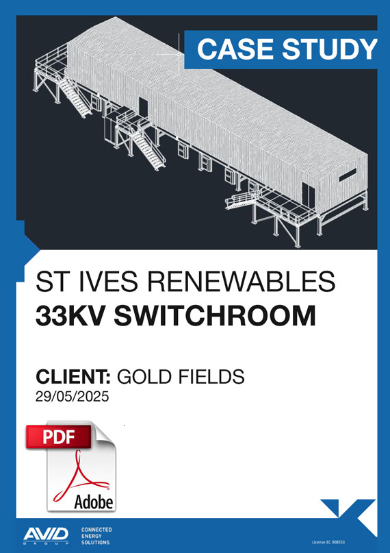 33KV Switchroom Case Study Gold Fields WA